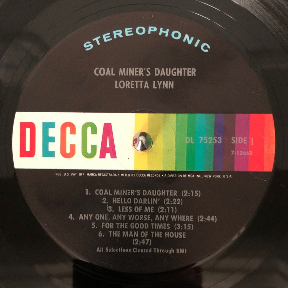 Loretta Lynn Vinyl Album ‘Coal Miner's Daughter’